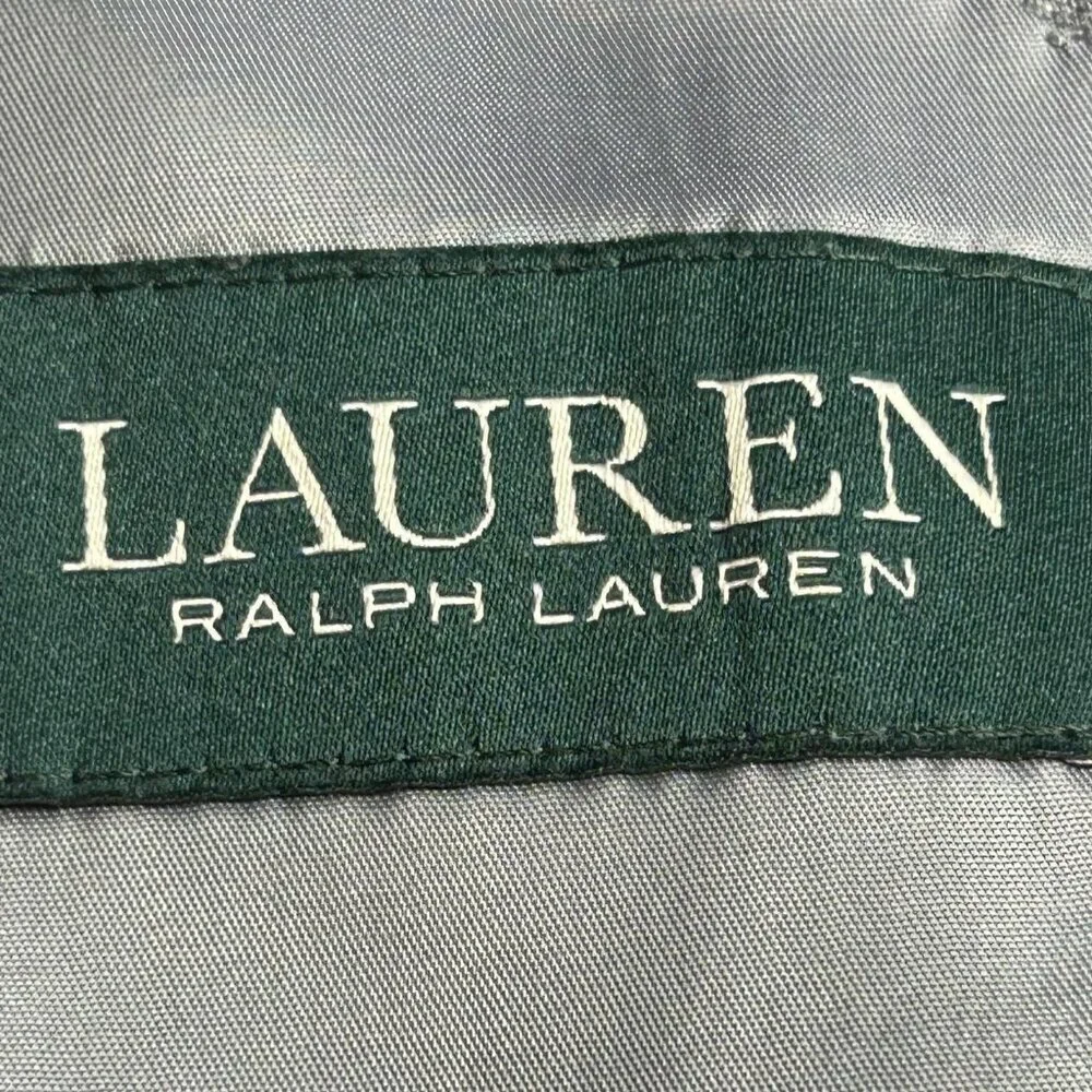 Lauren Ralph Lauren Blazer Mens 40R Gray Wool Blend Two Button Sport Coat